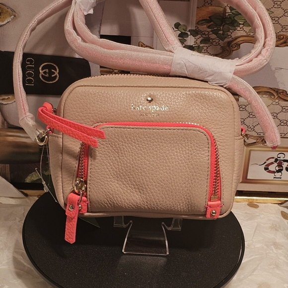 Kate Spade Mini Cobbler Stone - Rosie Crossbody Bag - Nwt comes with Box - Picture 10 of 14